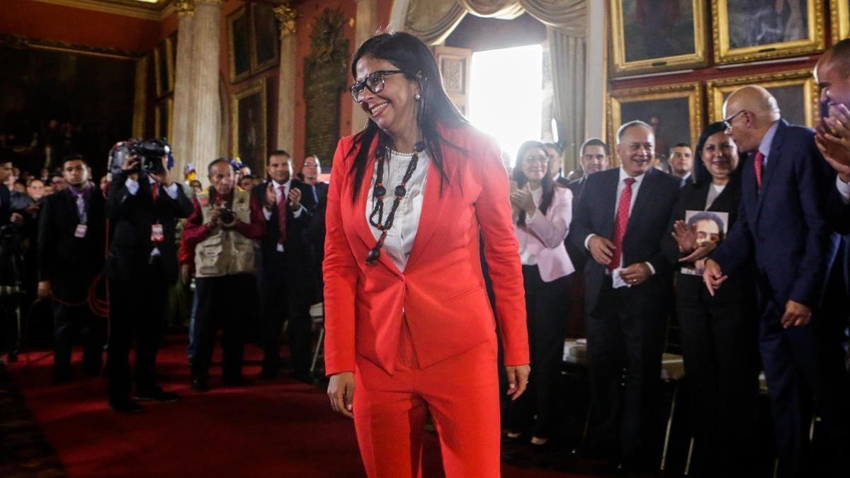Delcy Rodríguez.