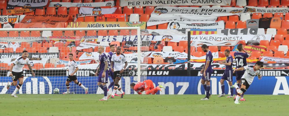 Las imágenes del Valencia CF - Valladolid