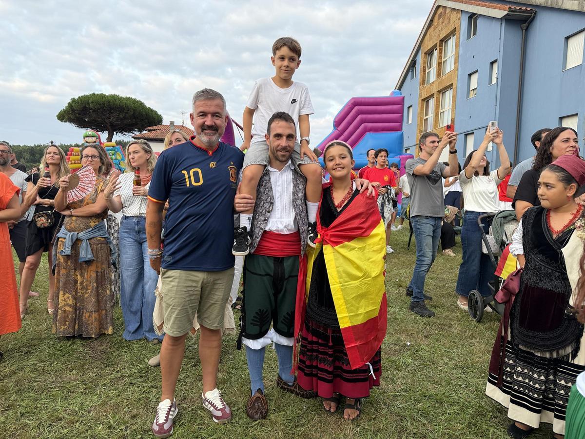 Asi se siguió la final del Mundial en la fiesta del Carmen de Celoriu