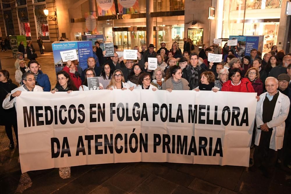 Huelga de médicos de Atención Primaria en A Coruña