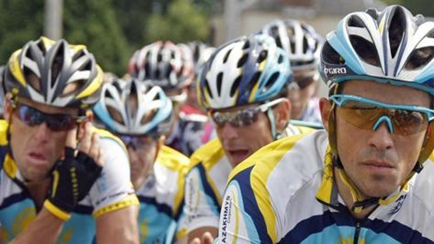 El ciclista de Astana Alberto Contador.