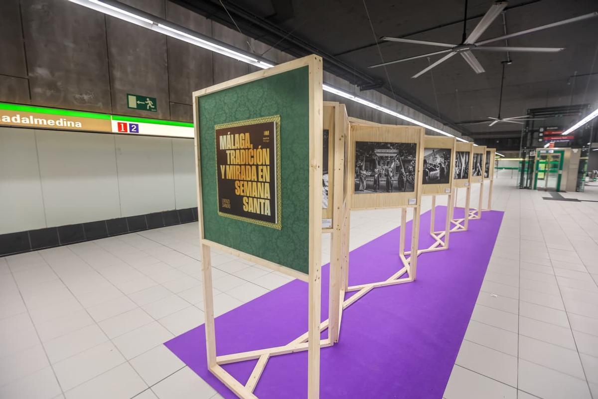 Metro de Málaga acerca la Semana Santa con una exposición de Lorenzo Carnero en Guadalmedina Metro de Málaga acerca la Semana Santa con una exposición de Lorenzo Carnero en Guadalmedina