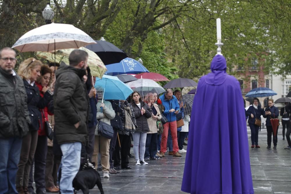 Procesión del sábado Santo en Gijón, suspendida po