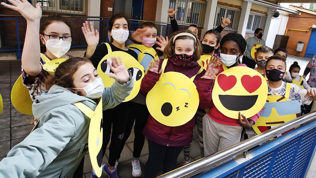 Fiesta en el colegio Príncipe de Asturias. | ÁNGEL GONZÁLEZ