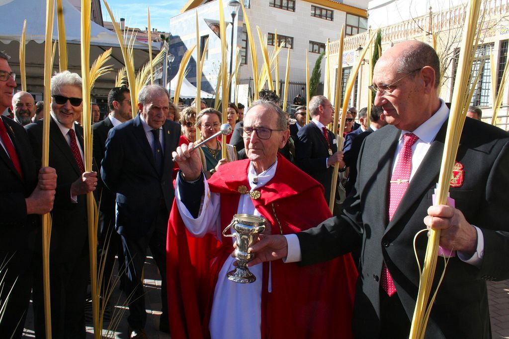 Bendición de las palmas del Paso Blanco en Lorca