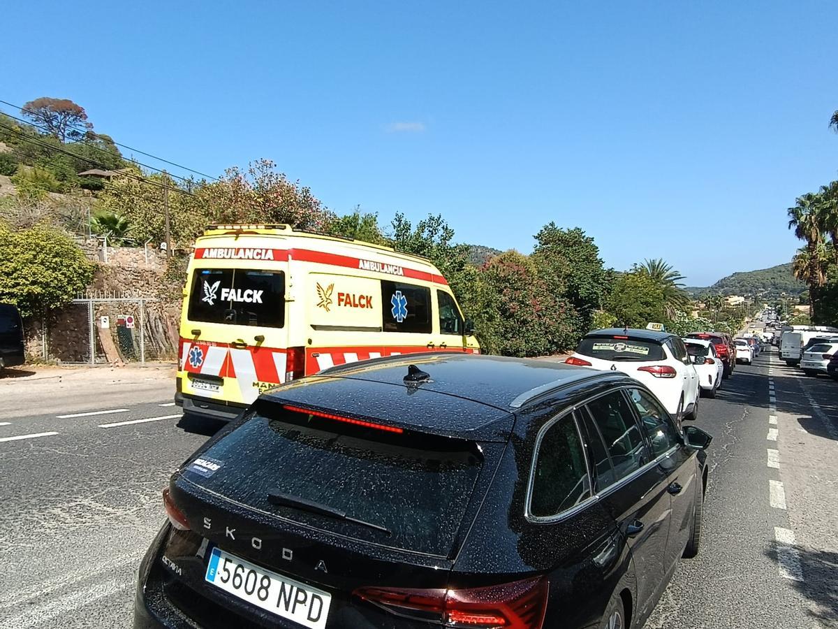 Primeras retenciones en la entrada de Sóller