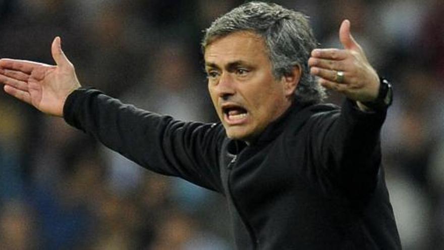 El entrenador del Real Madrid José Mourinho.