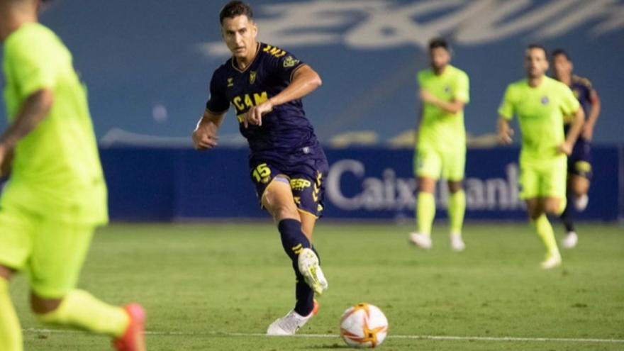 Antonio Caballero, durante un partido de esta temporada