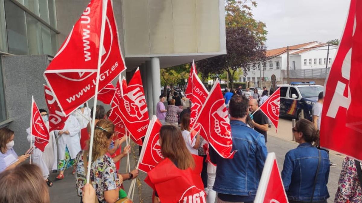 Manifestación este lunes a las puertas del HSPA.