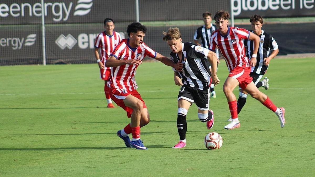 Derrota del Castellón B contra el segundo filial del Atlético.