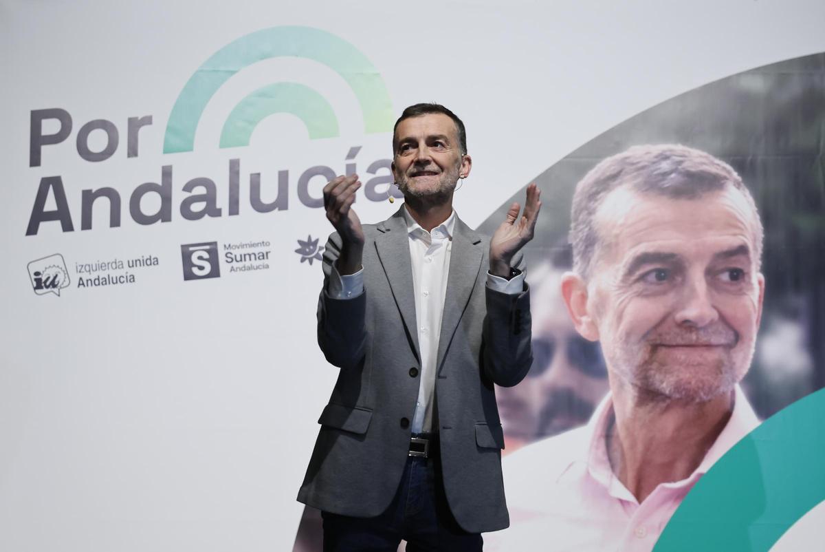 Maíllo en el lanzamiento de su candidatura a la Junta el pasado viernes en Sevilla.