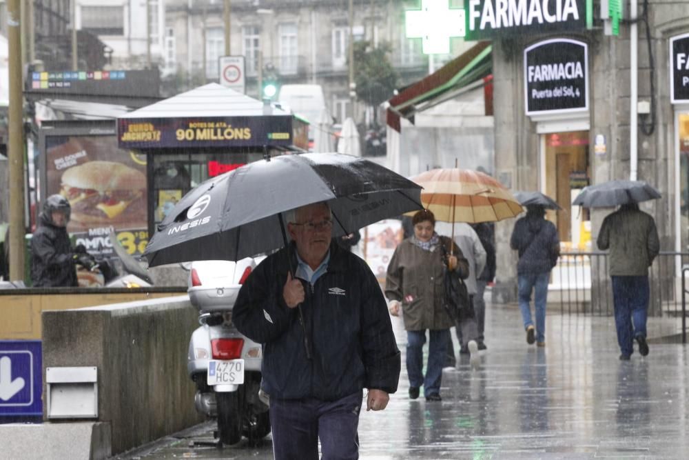 Tiempo desapacible en Vigo