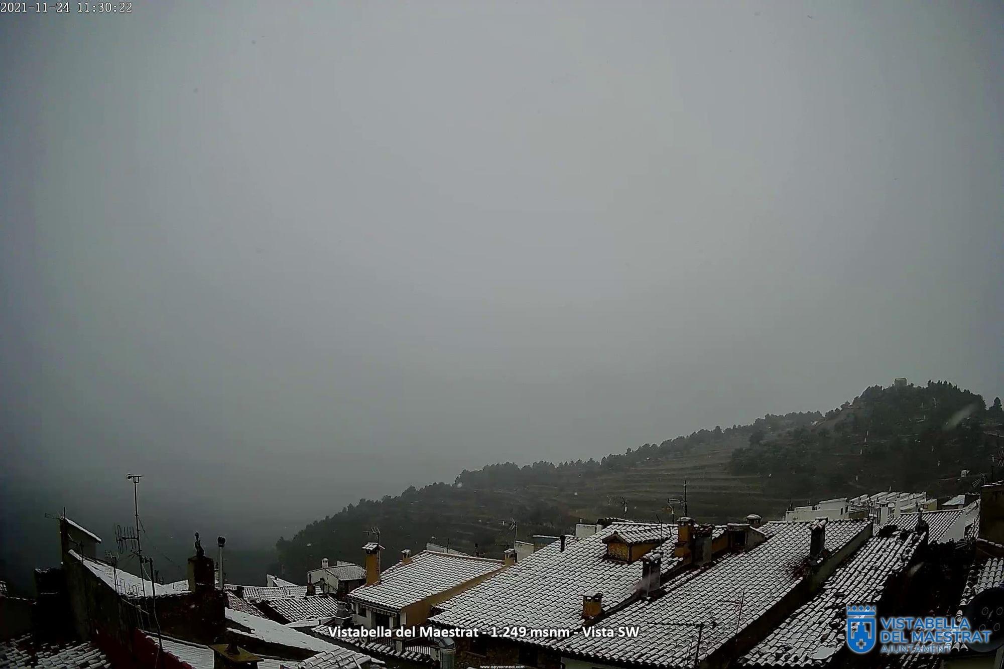 Primeras nevadas en la Comunitat Valenciana