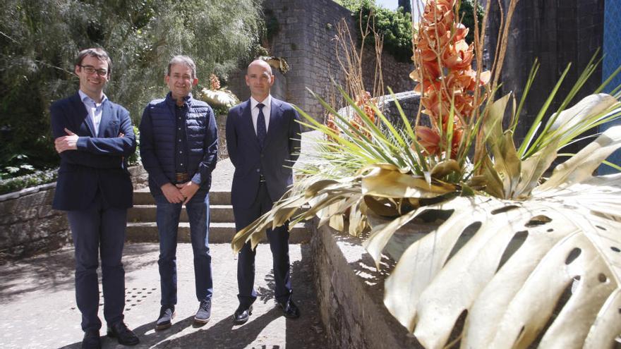 Girona Temps de Flors: Recreen un paisatge romà al fossat de la Catedral de Girona
