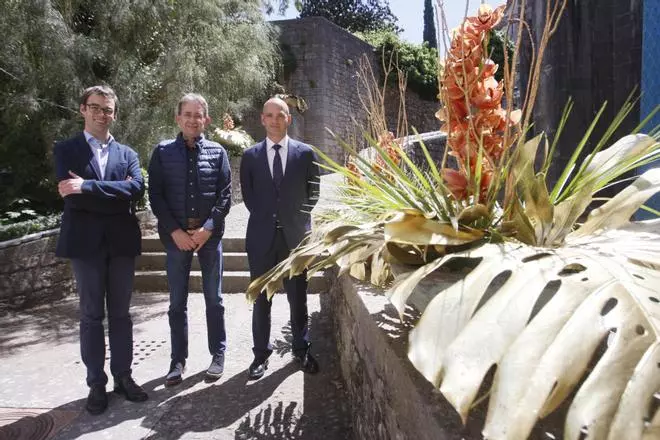 Girona Temps de Flors: Recreen un paisatge romà al fossat de la Catedral de Girona