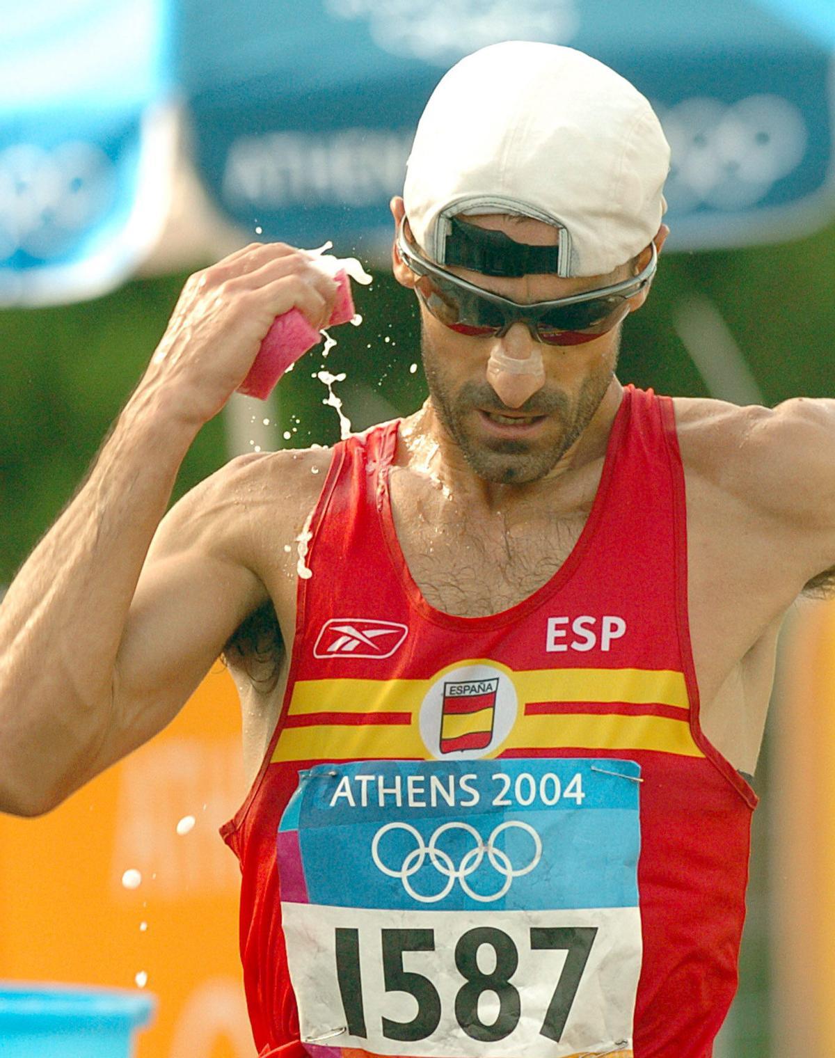 García Bragado, en los JJOO de Atenas en 2004.