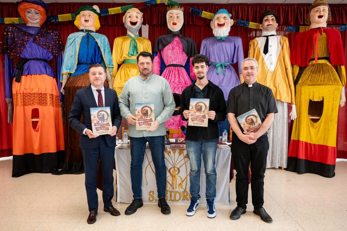 De izquierda a derecha, Teodoro Sosa, Gerardo Machín, Carlos Díaz y Marcos Arencibia.