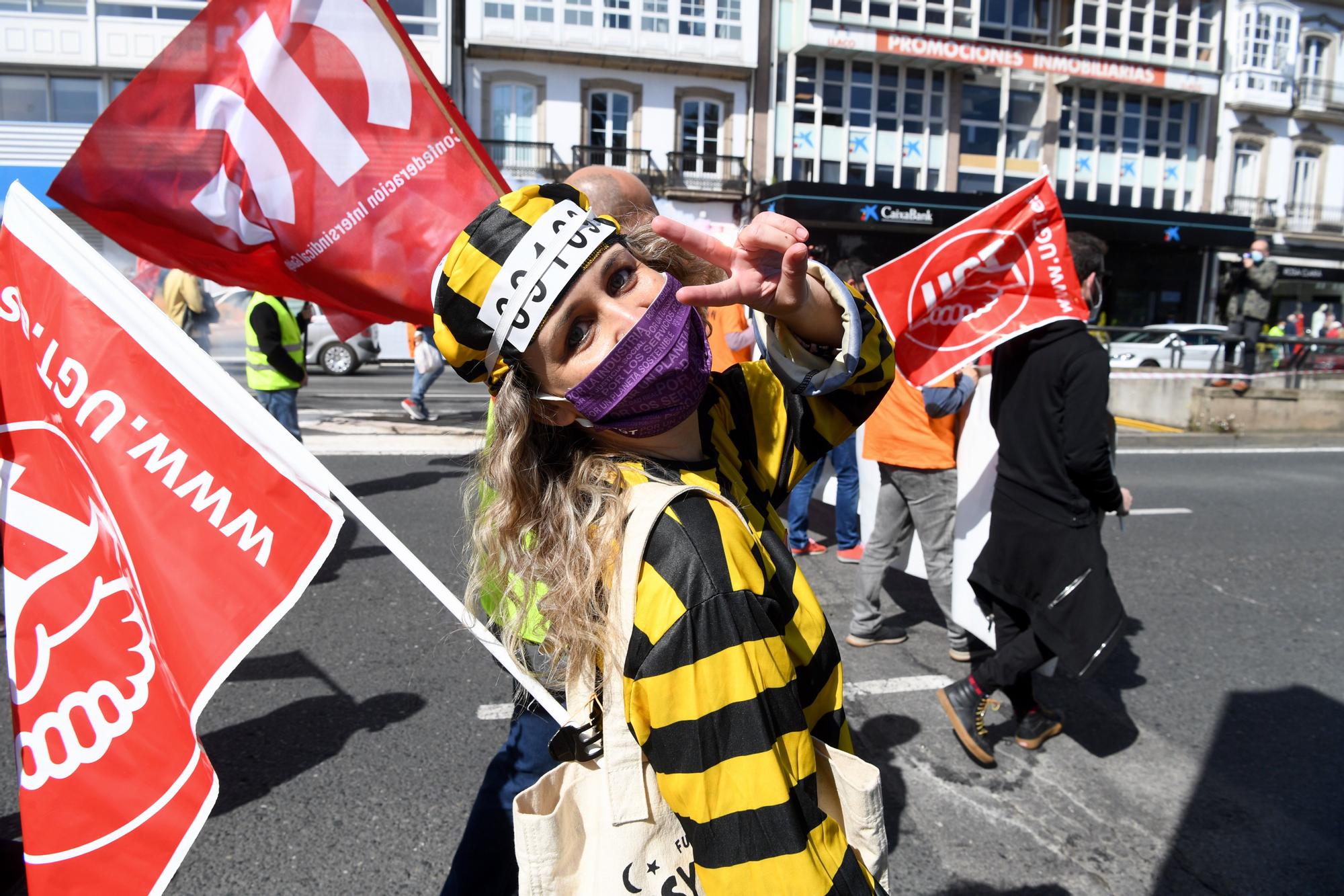 Marcha en A Coruña por Alu Ibérica