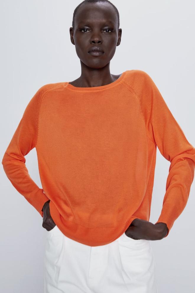 El jersey de Zara que ha causado auténtico furor en el Instagram de Marta  Sánchez porque resalta el bronceado y cuesta menos de 15 euros - Woman