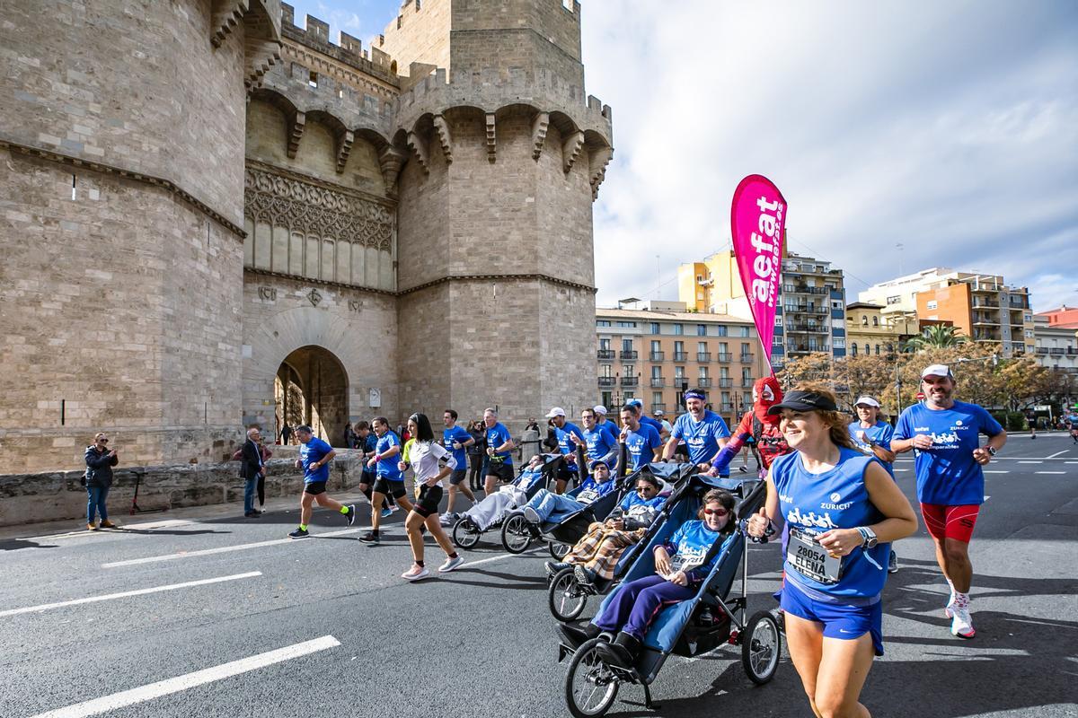 Zurich Aefat debutó en el Maratón de València