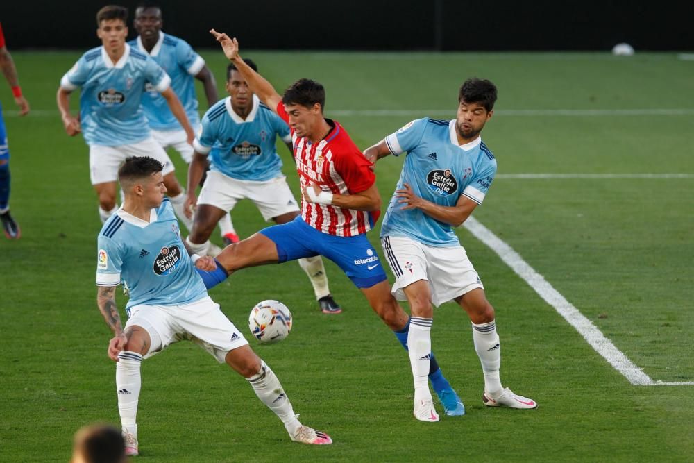 El Celta empata en el último test antes de LaLiga. // Ricardo Grobas