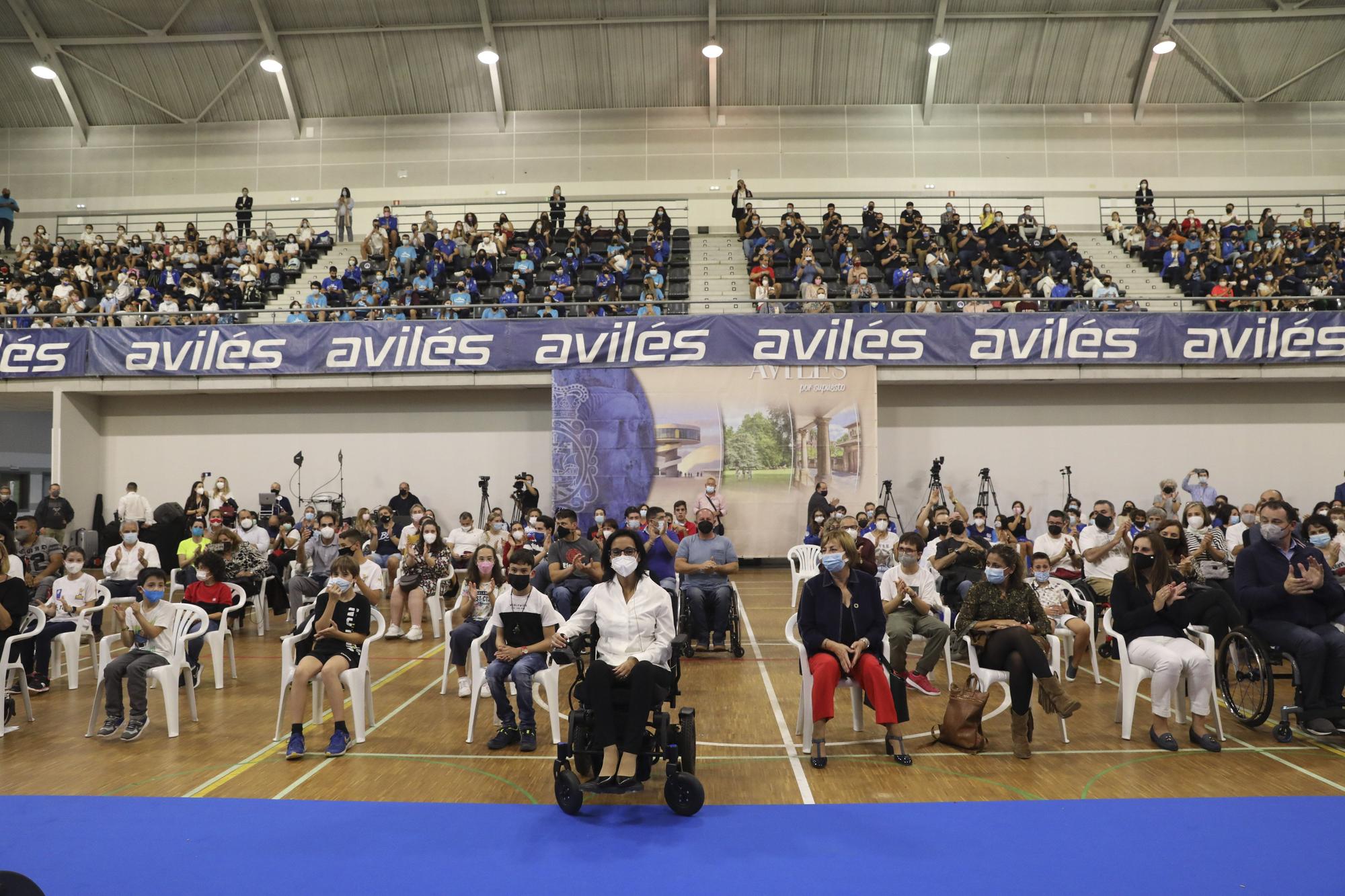 Teresa Perales, en Avilés