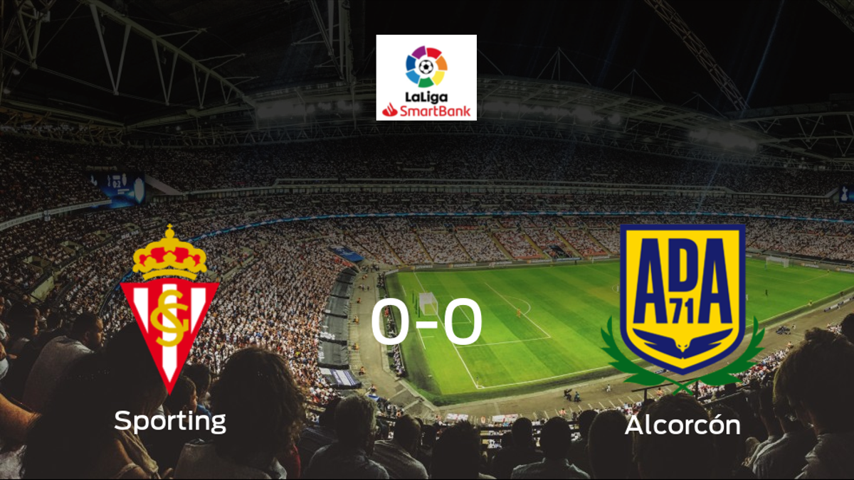 El Real Sporting y el Alcorcón empatan sin goles en El Molinón (0-0)