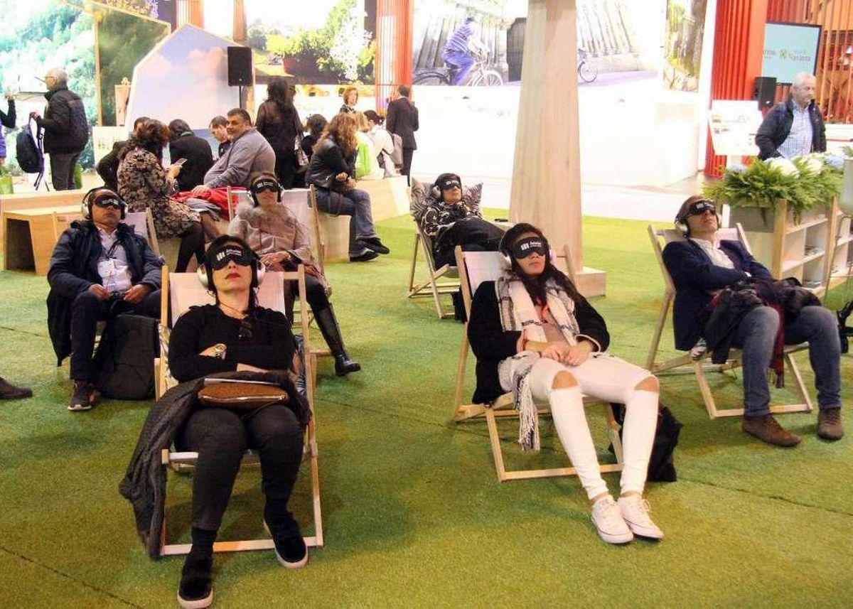 Oler Asturias bajo un hórreo en Madrid
