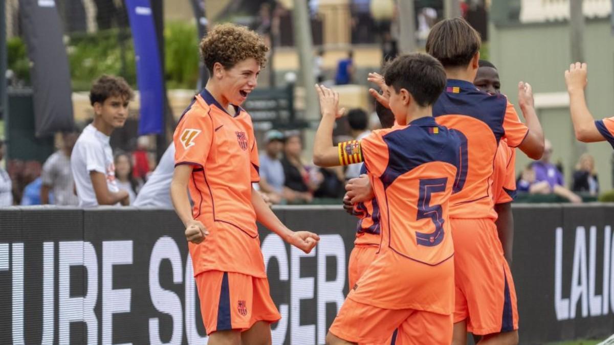 Balcells marcó contra el Atlético