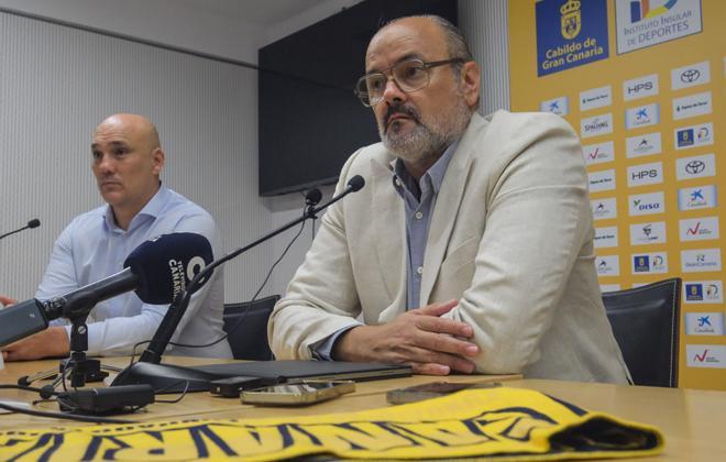 Presentación de Francesc Solana como nuevo director deportivo del Club Baloncesto Gran Canaria