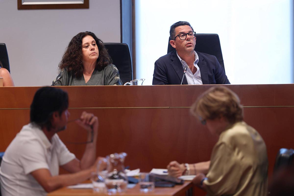Galería: las imágenes del pleno del Ayuntamiento de Ibiza