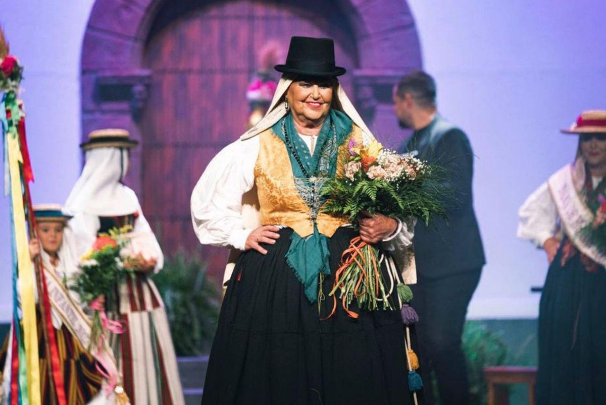 Alejandrina del Pino, romera de los mayores. | | E. D.
