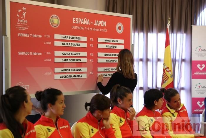 Sorteo de la Fed Cup en Cartagena