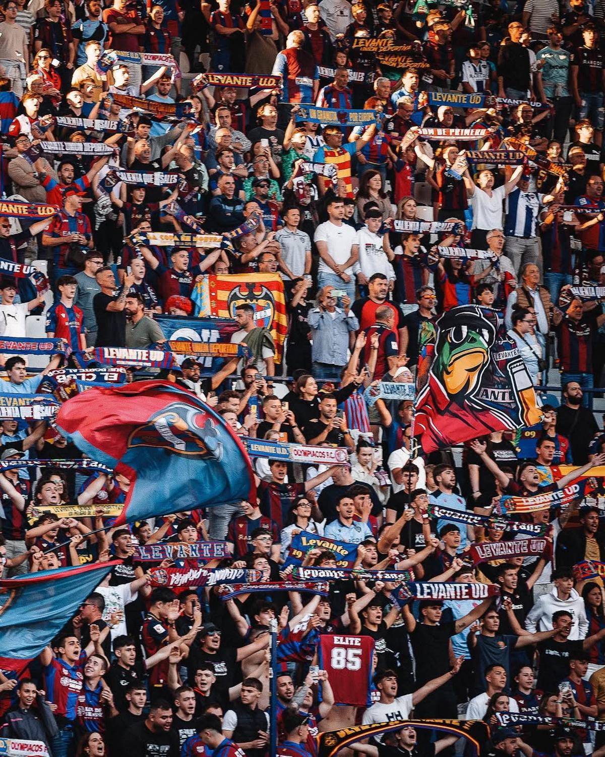 Imagen de archivo de la afición del Levante UD.