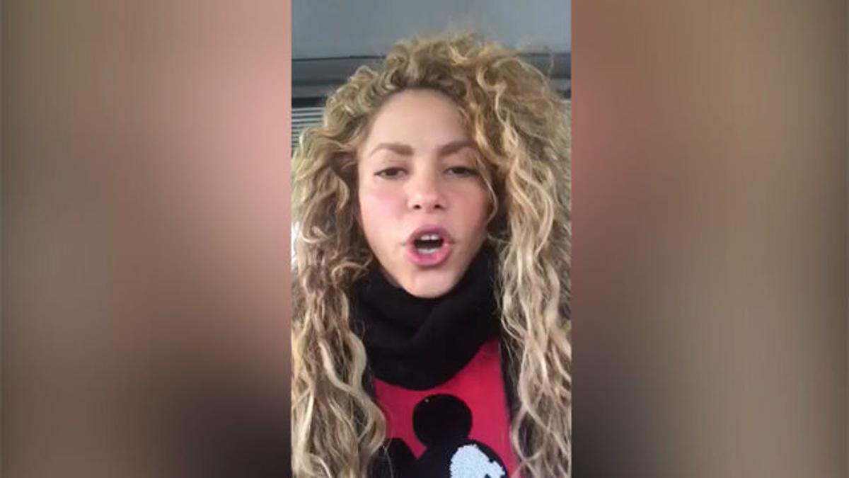 Así animan Shakira y sus hijos a Colombia