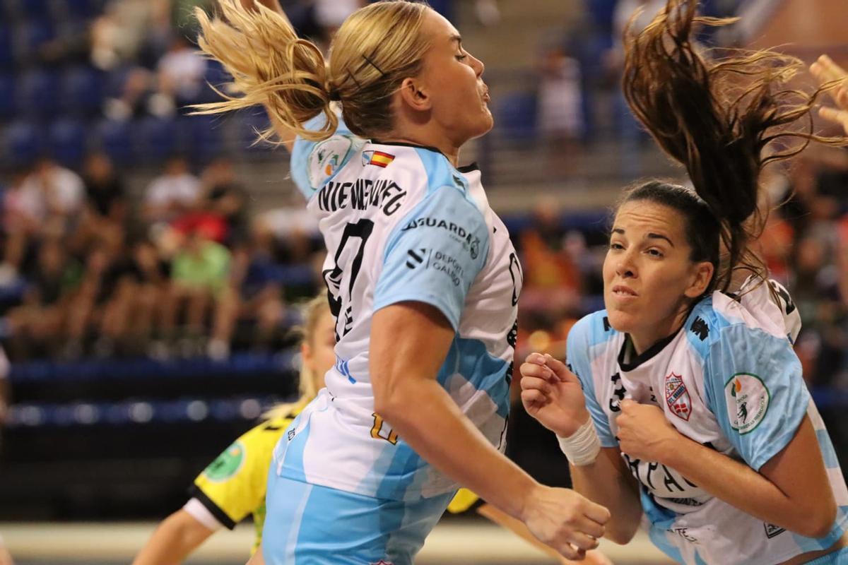 Partido entre el Grafometal Logroño y el Mecalia Atlético Guardés.