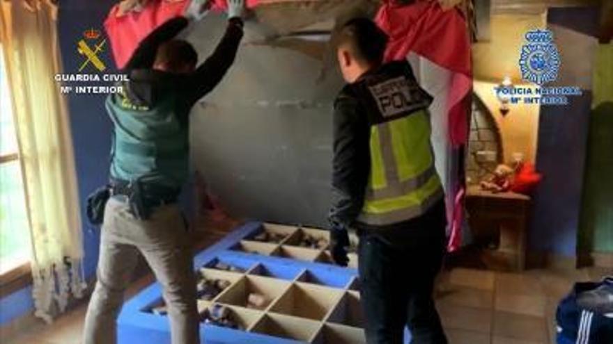Vídeo: Quince detenidos por distribuir hachís desde Málaga a Asturias o Francia en coches preparados para la velocidad