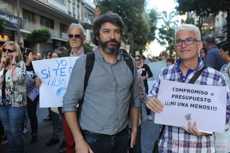 Manifestación contra la violencia patriarcal en Murcia