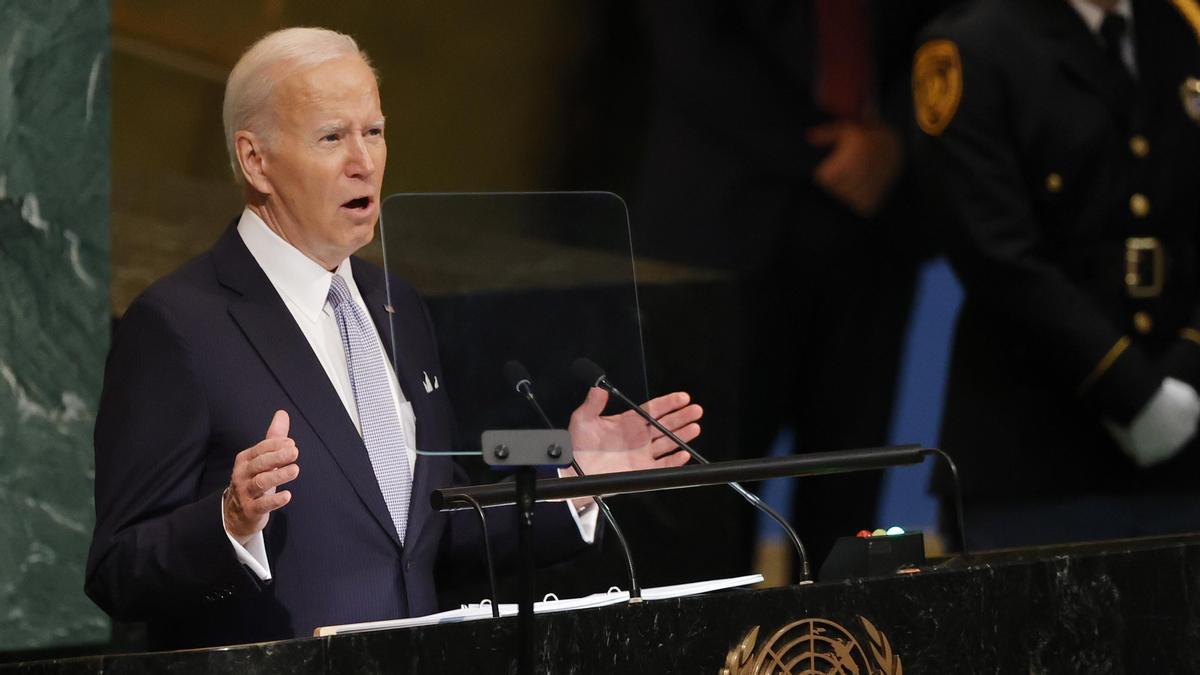 Biden arremete contra Putin nada más empezar su discurso en la ONU.