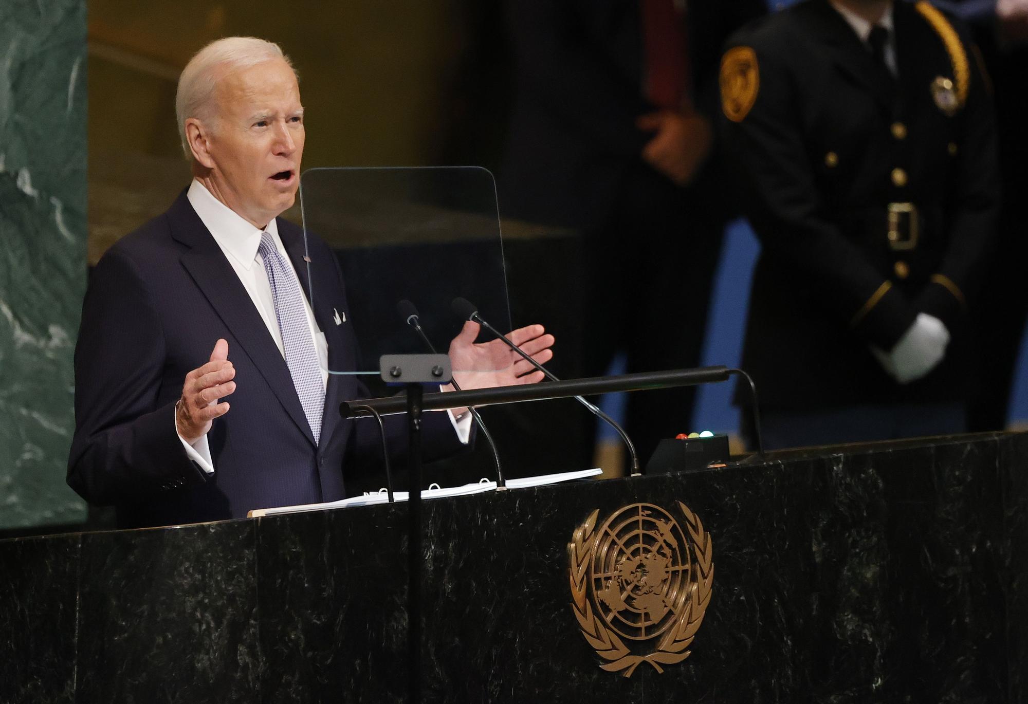 Biden arremete contra Putin nada más empezar su discurso en la ONU