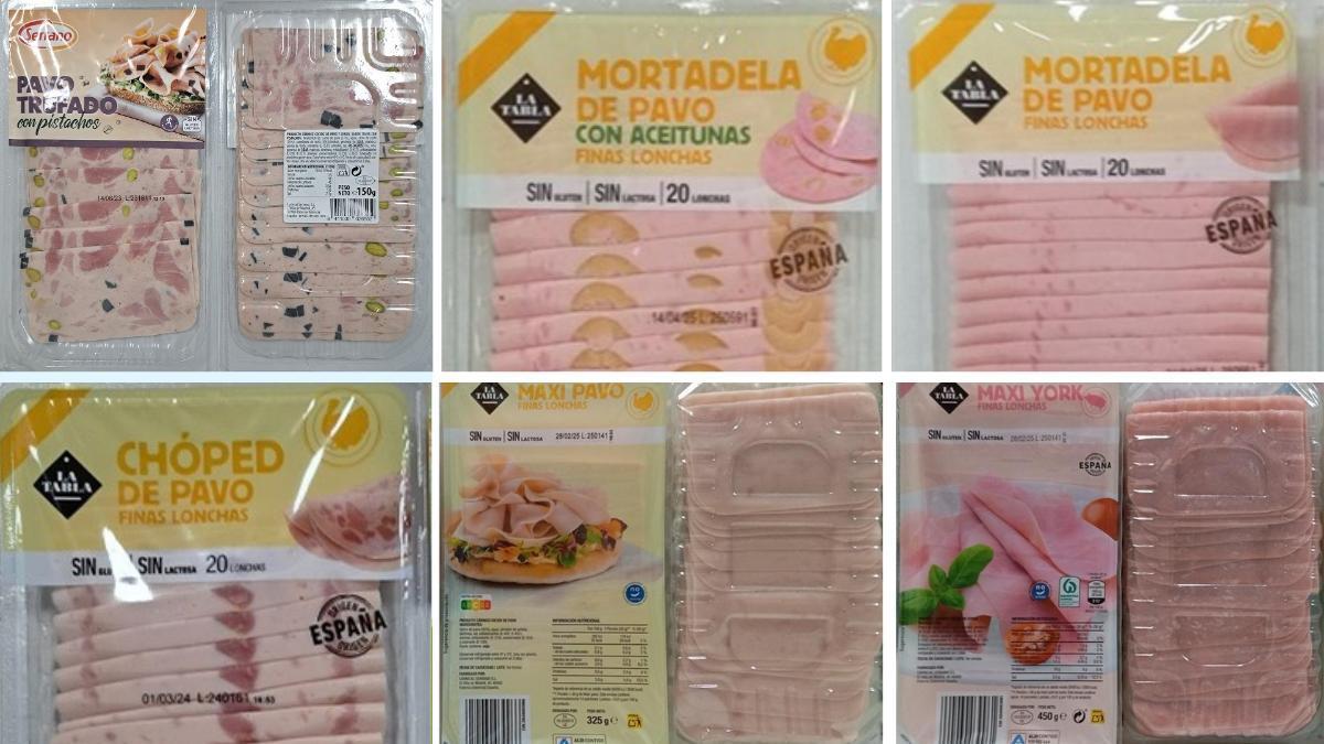 Productos afectados por las alertas de listeria de Aesan