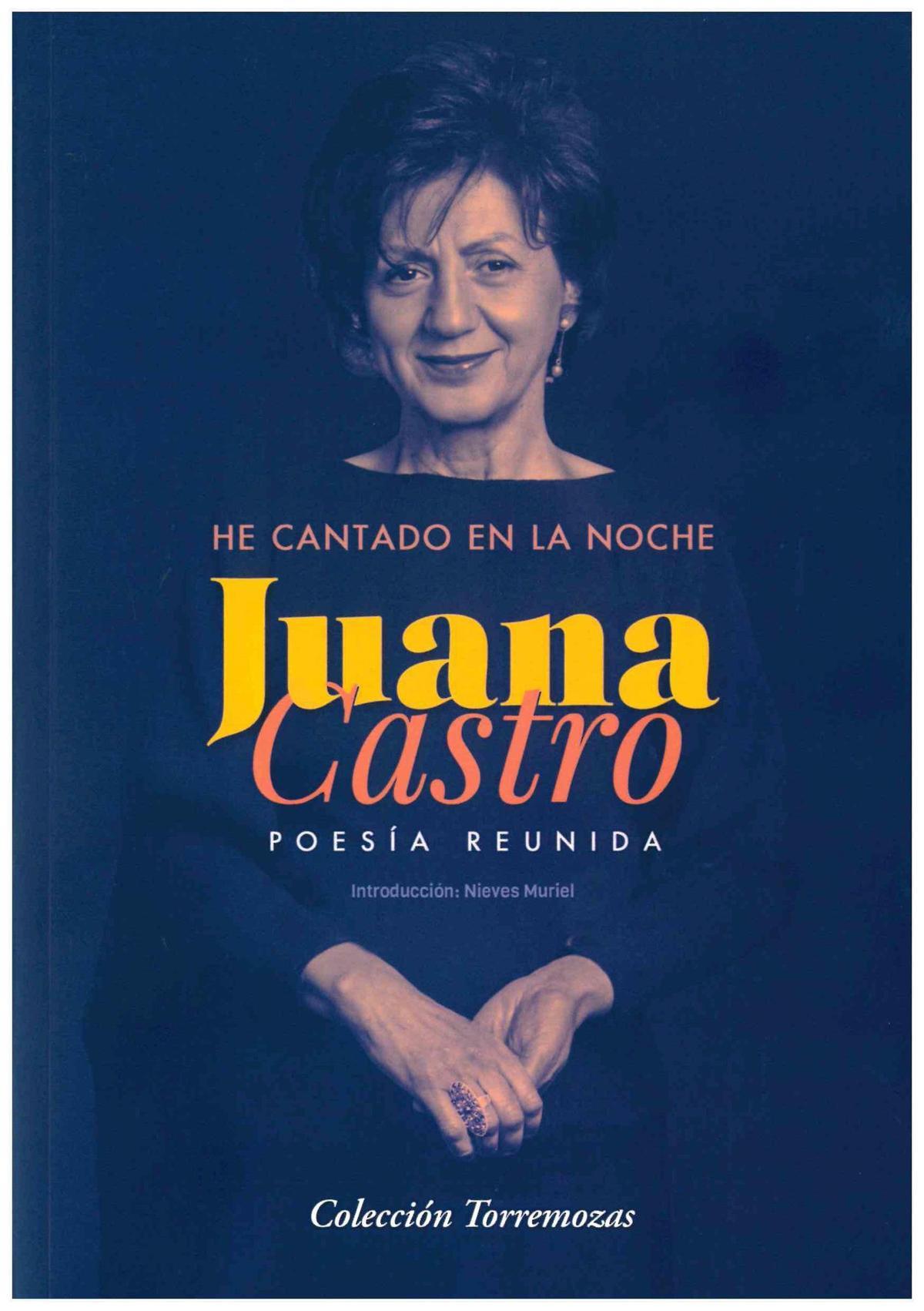 Portada del libro antología de Juana Castro.