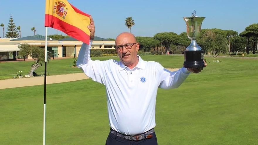 Antonio Llerena, campeón de España de golf Adaptado.