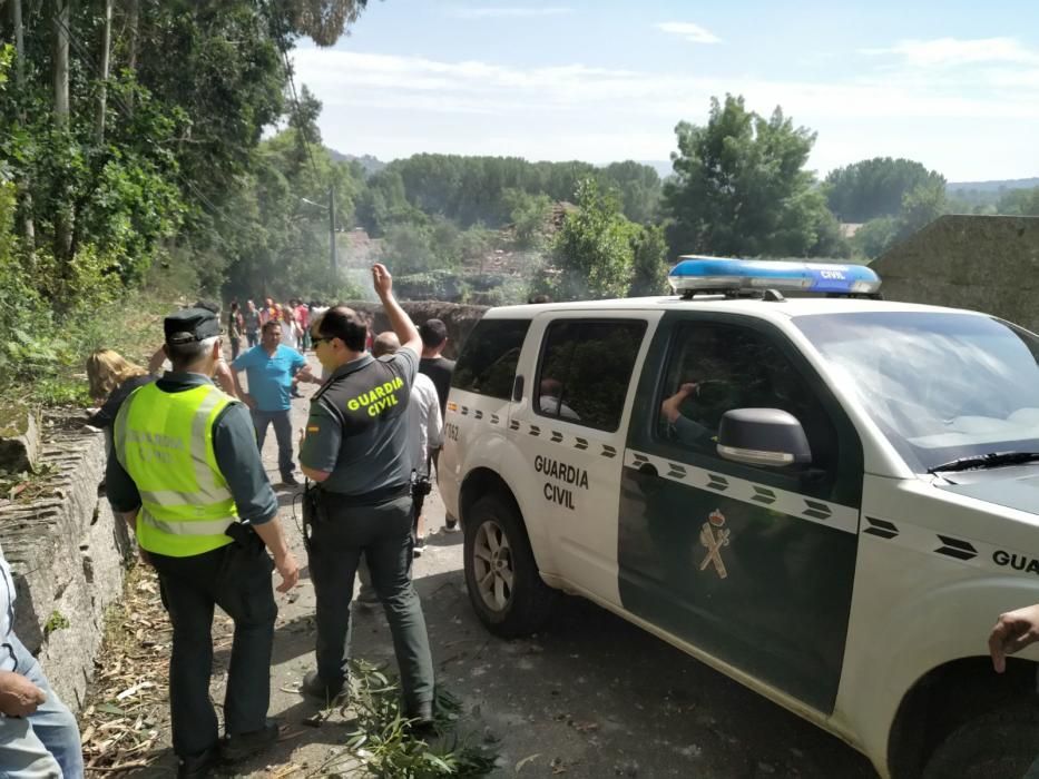 Explosión en un almacén pirotécnico en Tui