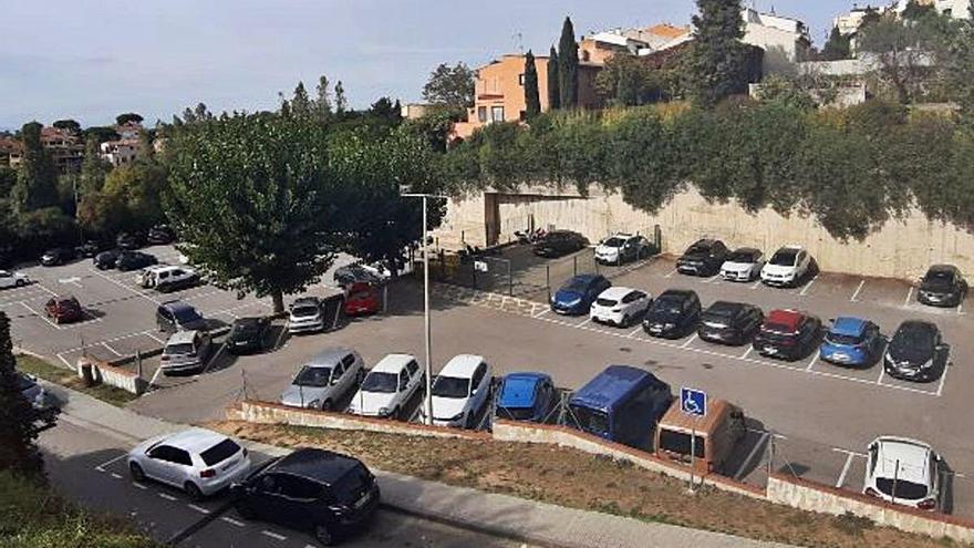 La zona de la Font de Baix de Begur on s&#039;actuarà.