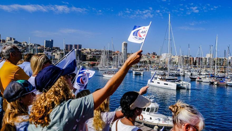 Las regatas transatlánticas ARC y ARC+ volverán al Puerto de Las Palmas en octubre y noviembre con casi 200 barcos