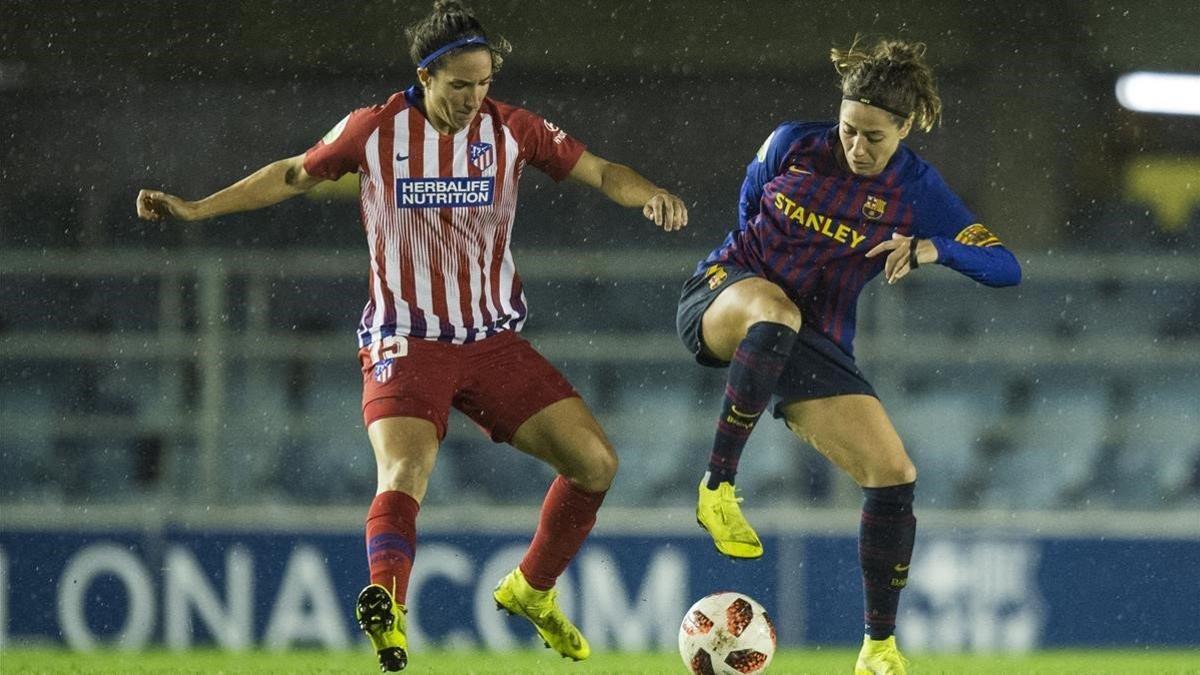 Vicky Losada, en un partido de hace unas semanas ante el Atlético.