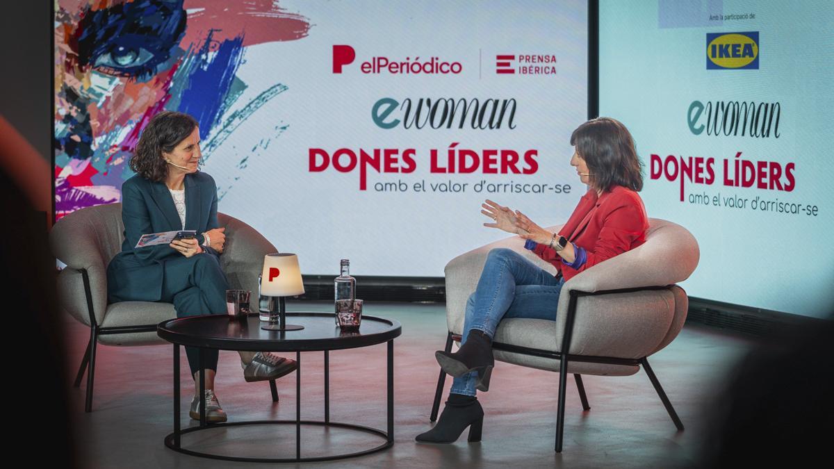 Laura Carnicero, vicepresidenta ejecutiva de Personas y Organización de SEAT y Gemma Martínez, directora adjunta de El Periódico