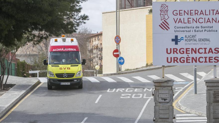 Acceso a Urgencias del Hospital General de Alicante
