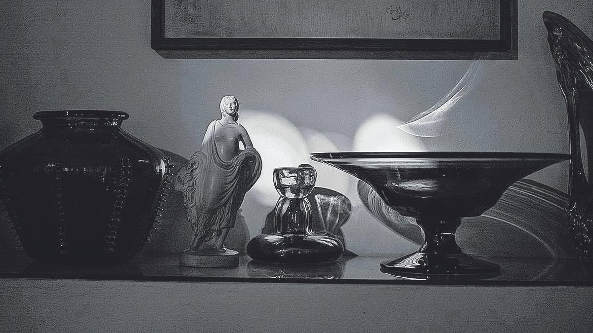 Un rincón de la casa del autor.